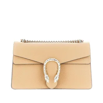 Gucci Leather medium Dionysus shoulder bag Woman One Size