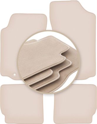 OEM Alfombrillas Premium Beige Para: Peugeot 306 Cabrio 1993-2001
