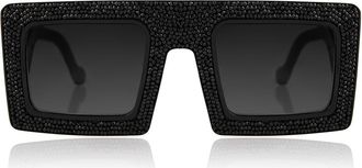 Anna-Karin Karlsson MOTHER BEEP Black Crystal Womens Sunglasses Black Size 25