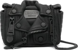 Moschino mini Biker leather bag - women - Sheepskin - OS - Black