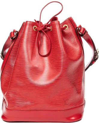 Louis Vuitton Borsa a secchiello Noe GM con coulisse 1994 - Rosso