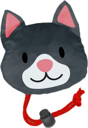 Suck UK Reusable Shopping Bag | Convenient & Washable Food Grocery Tote for Men & Women | Eco-Friendly, Foldable & Portable Waterproof Bag with Cute Cat Pouch