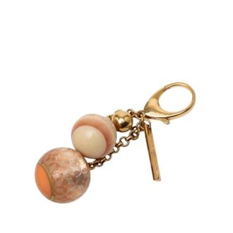 Louis Vuitton Pre-owned Accessories, female, Beige, Size: ONE SIZE Pre-owned Canvas Keyring