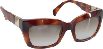 Valentino Pre-owned Vintage Zonnebril - Dames - Vintage Accessoires - Bruin - ONE Size - Vintage