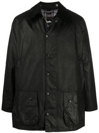 Barbour Beaufort waxed jacket - Black