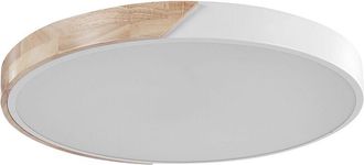 Beliani LED Ceiling Lamp PATTANI Metal White