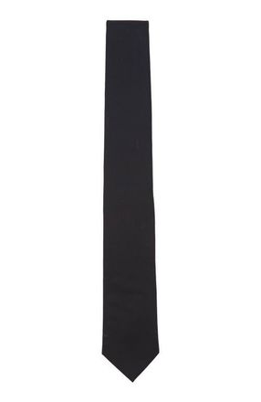 Lords of Harlech Taddeo Merino Wool Tie in Black at Nordstrom