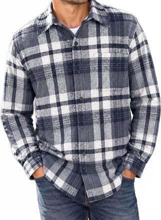 Vince Plaid Button-Down Shirt In Multicolor