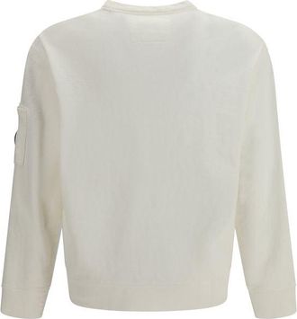 C.P. Company Cotton Crewneck Sweatshirt - White
