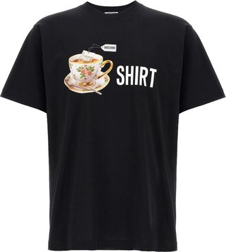 Moschino Black Printed T-shirt