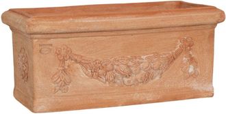 Biscottini International Jarr&oacute;n De Terracota Macetero Exterior 61x29x27 Cm Made In Italy Maceta Para Jard&iacute;n Jardinera De Balc&oacute;n Florero Para Plantas