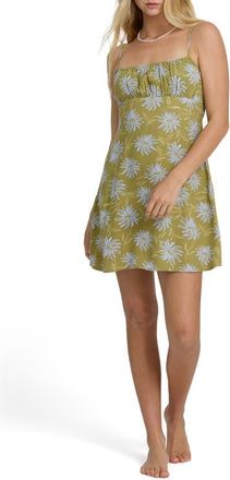 Billabong Dreaming of Sun Mini Sundress in Cedar at Nordstrom, Size X-Large