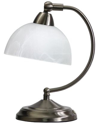 Lalia Home Mini Modern Bankers Desk Lamp With Touch Dimmer Control Base
