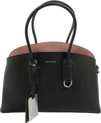 Armani Zwarte Shopper Tas voor Vrouwen - Dames - Handtassen - Zwart - ONE Size - Tassen
