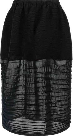 Issey Miyake Moving Knit Skirt