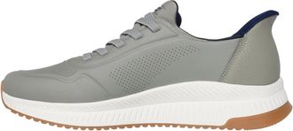 Skechers Slip-ins Bobs Sport Squad 4 - Direct Step - Heren - Sneakers - Groen - 42 EU - Leer - Schoenen