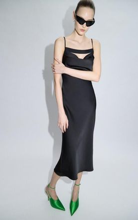 H&eacute;rve L&eacute;ger The Brinley Dress in Black at Nordstrom, Size 10