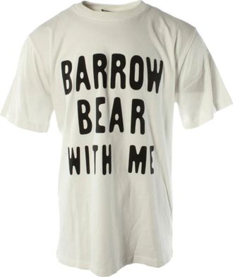 Barrow Oversized T-shirt - Heren - T-shirts - Wit - L - Katoen - Tops