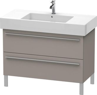 Duravit Duravit X-large Mueble De Pared 6544, 2 Extra&iacute;bles, 1000mm Para Vero 032910 (sin Pulir), Color (frente/cuerpo): Decoraci&oacute;n Basalto Mate - Xl654404343