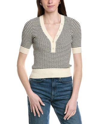 Frame Denim Frame Denim The Stripe V-Neck Sweater