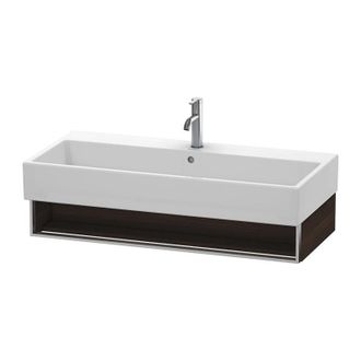 Duravit Mueble De Pared Duravit Vero Air 98,4 X 43,1 Cm, 1 Compartimento Abierto, Para Vero Air 235010, Color (frente/cuerpo): Nogal Cepillado Chapa De Madera