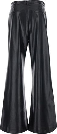 Andamane Womens Trousers Sasha Boyfriend Black Polyester