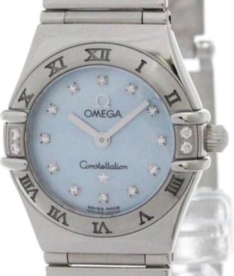 Omega Pre-owned Watches, female, Blue, Size: ONE SIZE Pre-owned Vintage Watch