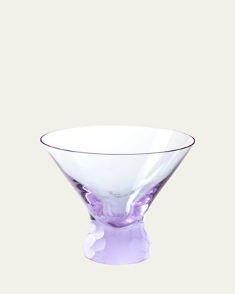 Moser Clear Pebbles Stemless Martini