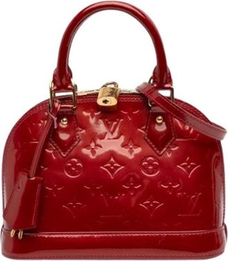 Louis Vuitton Pre-owned Mini Bags, female, Red, Size: ONE SIZE Pre-owned Alma BB