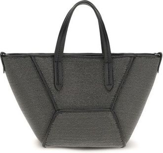 Brunello Cucinelli Black Calf Leather Bos Taurus Shoulder Womens Bag
