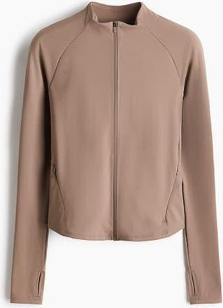 H&M Sculptmove Sports Jacket in Beige at Nordstrom, Size X-Small