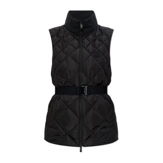 Moncler Vests, female, Black, Size: L Bignonia Down Vest