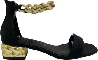 Ex&eacute; Womens Katy Chain Sandal In Black