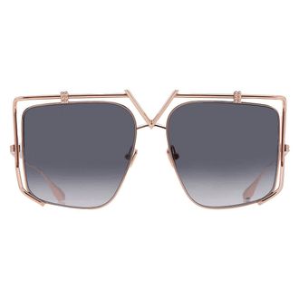 Valentino Light Grey Irregular Ladies Sunglasses VLS-116 A 59