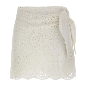 MC2 Saint Barth Short Skirts, female, White, Size: XS Nyra Skirt