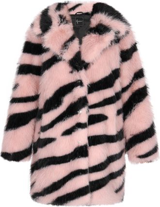 Faina jas Dames roze zwart