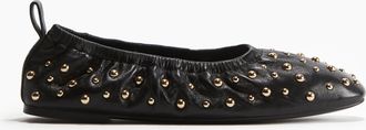 H&M Ballerinas mit Nieten - Schwarz