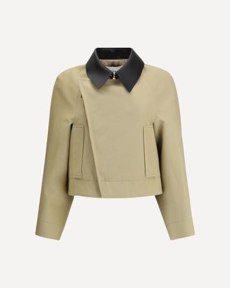 Givenchy Cropped cotton and wool Caban Female 36