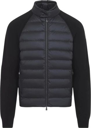 Moncler Grenoble Vest - Heren - Vesten - Zwart - L - Wol - Truien & Vesten