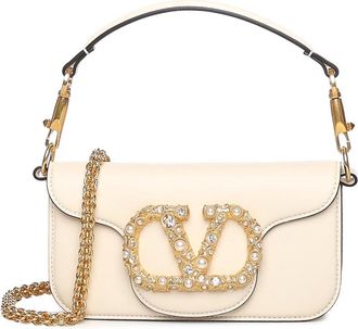 Valentino Garavani Small Shoulder Bag With Jeweled Logo