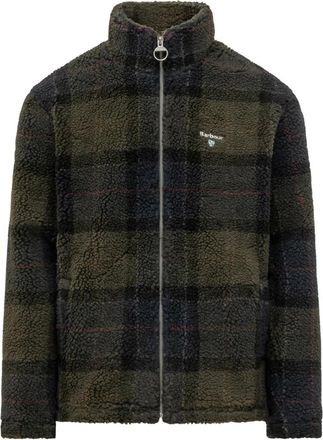 Barbour Tartan Fleece Zip Through - Heren - Fleece jassen - Veelkleurig - M - Katoen - Fitness