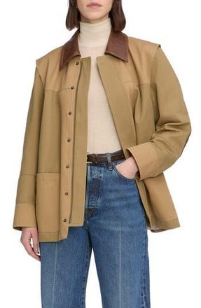 Frame Denim The Chore Jacket in Khaki at Nordstrom Rack, Size X-Small