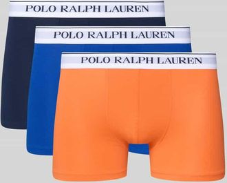 Ralph Lauren Skinny Fit Boxershorts aus Baumwoll-Mix im 3er-Pack in Orange, Gr&ouml;&szlig;e XXL