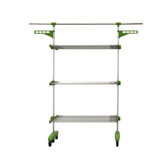 Herzberg Northix Herzberg Hg-5015 Tendedero Verde Plegable