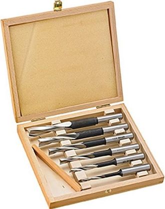 Forum Juego De 6 Brocas De Agujero Oblongo, Contenido : 6 8 10 12 14 16 Mm