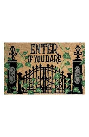 R16 Home Enter If Your Dare Doormat in Beige Multi at Nordstrom Rack