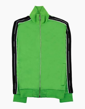 Givenchy Mens Givenchy Zip Sweatshirt Side Detail Bright Green - Size: 38