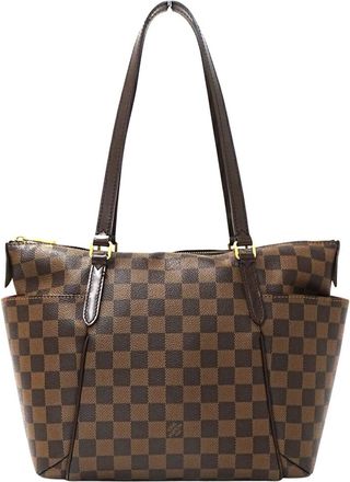 Louis Vuitton Brown Damier Canvas Galle Damier Canvas Shoulder Bag Tote Bag (Pre-Owned)