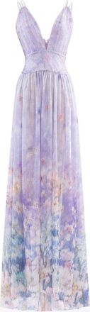 Saiid Kobeisy Floral Printed Long Dress