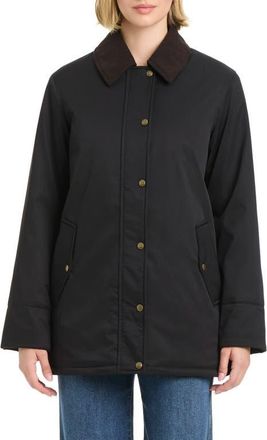 Vince Camuto Water Resistant Barn Jacket in Black at Nordstrom, Size X-Large